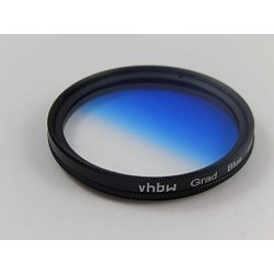 vhbw Filtro Universale Colorato Graduato 82mm Blu...