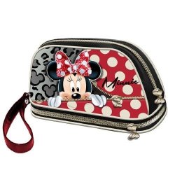 Disney Minnie Zipper Beauty Case Astuccio Porta...