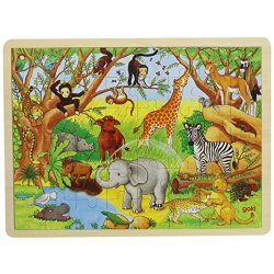 Goki 57892 - Africa, Puzzle, 48 pezzi