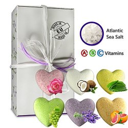 AquaZEN Heart Bath Bombs Gift Set Prodotti...