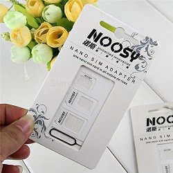 Noosy Adattatori da NANO SIM a SIM Card Standard...