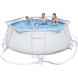 Bestway Steel Pro Frame Above Ground Pool with...