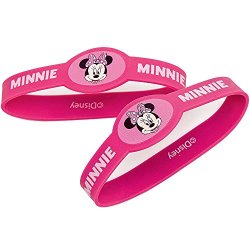 Joy Toy 23126 Minnie 2 braccialetti di gomma su...