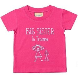 Big Sister in formazione Maglietta Rosa Baby Per...