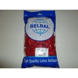 Belbal 100 x 10 palloncini rossi in latex...