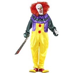 Smiffys 24376L - Horror Classic Clown Costume con...