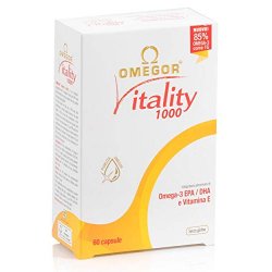 OMEGOR Vitality 1000 - NUOVO con 85% di Omega-3...