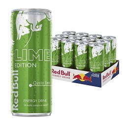 Red Bull Lime Edition Energy Drink 250ml (cartone...