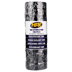 HPX MIB1910-Nastro isolante nero in PVC, 19 mm x...