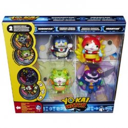 Hasbro - Yo Kai Watch Set di 4 Personaggi...