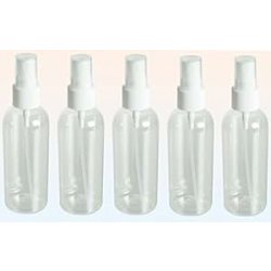 5 Bottle-bottiglia Spray in plastica da 100 ml,...