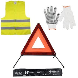 Kit di Emergenza per Auto, LIHAO Kit Sicurezza...