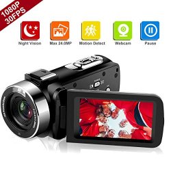 Videocamere Videocamera Full HD 1080P 30 FPS IR...
