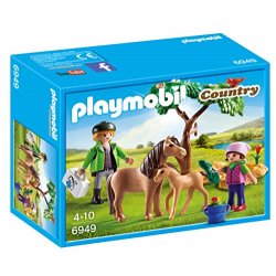 Playmobil 6949 - Veterinario dei Pony, Multicolore
