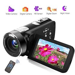 Videocamera Videocamere Full HD 18X Digital Zoom...