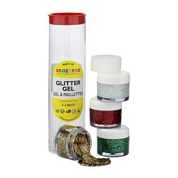 Snazaroo Glitter Gel 4 Colori 8ml