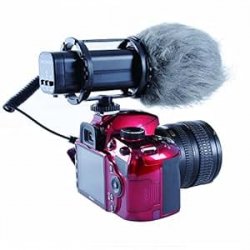 Microfono video Movo VXR300 HD professionale, a...