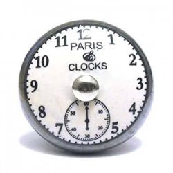 paris-Orologio vintage in ceramica di fissaggio...
