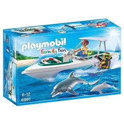 Playmobil 6981 - Sub con Motoscafo e Delfini