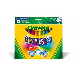 Crayola 58-8329 - I Lavabilissimi 12 Pennarelli,...
