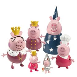 Character - Set personaggi Peppa Pig principessa,...