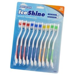 10 X Colorato Manuale Spazzolini Igiene Dentale...