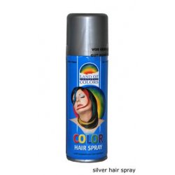 Spray ARGENTO lacca colorata per capelli
