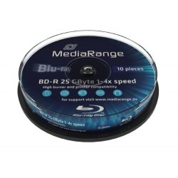 10 BD-R Blu Ray vergini Mediarange 25GB 120Min...