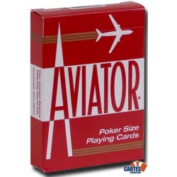 Mazzo di carte AVIATOR - Dorso Rosso (US Playing...