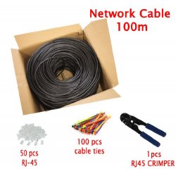 Multi-Cables Esterni CAT5E 100m, impermeabile...
