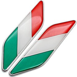 Besmall Adesivi 3D Gel Stickers Bandiera Italiana...