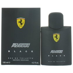 Ferrari Scuderia Black Eau de Toilette, Uomo, 125...