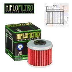 FILTRO OLIO MOTORE HIFLO HF116 PER HONDA CRF 250...