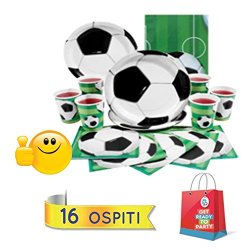 Kit festa Calcio, 16 ospiti