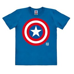 Logoshirt Marvel Comics - Capitan America Logo...
