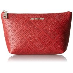 Love Moschino Bustina Embossed Pu Rosso -...